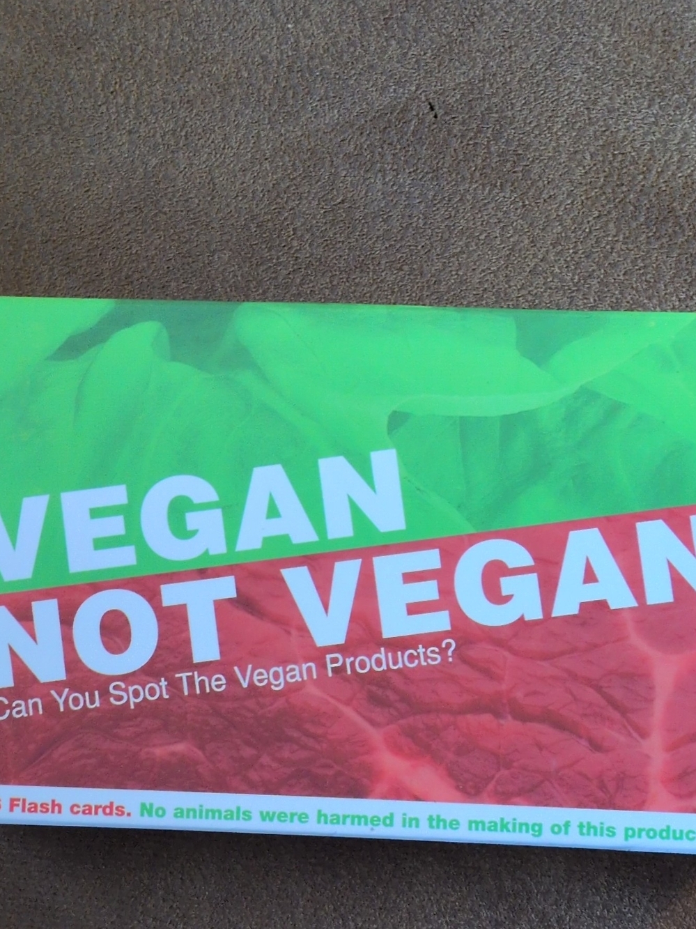 Bubblegum Stuff Ltd Vegan Not Vegan Food & Drink Card Game 56 Cards 12+ 2019